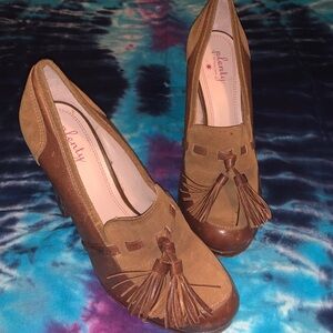 Plenty by Tracy, Reese leather heels with tassels